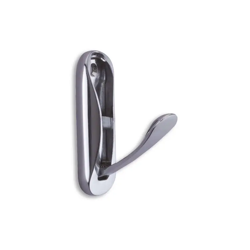 Occasione Imperdibile Appendiabito a Scomparsa in Ottone Cromato Argento - Foresti e Suardi, Accessorio Nautico Elegante e Funzionale per Barche
