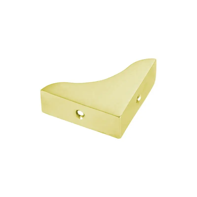 Prezzo Di Fabbrica Squadrette per mobili in ottone giallo lucido 54 x 54 mm - Foresti e Suardi