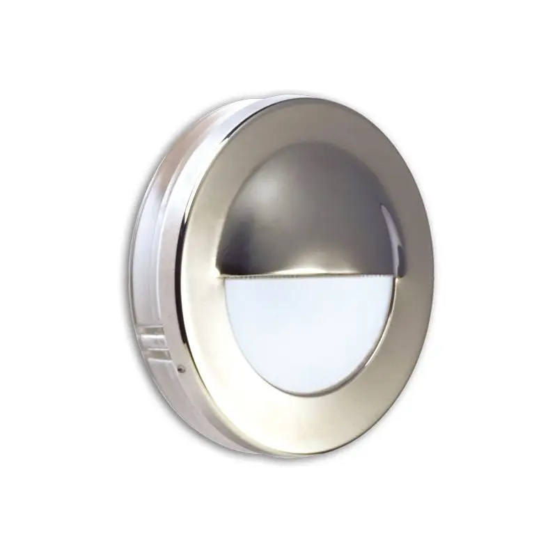 Faretto Sagittarius SV Inox Lucido Power LED 3 4000 °K Bianco - Foresti e Suardi - Spot per Esterni Senza Incasso in Acciaio Inossidabile AISI 316 L e Policcarbonate Opale Prezzo Basso