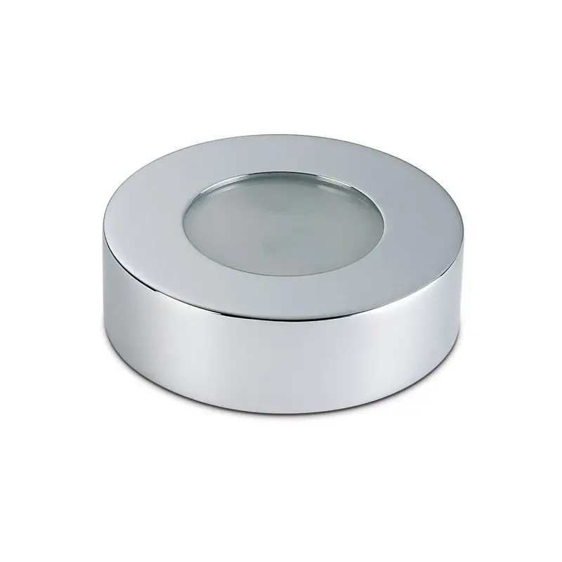 Plafoniera Asterion C in Ottone Argento Cromato con LED 3200 °K - Senza Interruttore - Marca Foresti e Suardi Più Venduto
