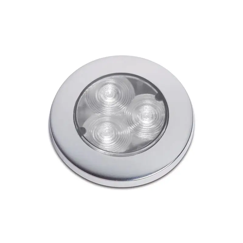 Offerta Speciale Luce di cortesia per esterni PEGASUS B Inox lucido LED 6000 °K Bianco - Foresti e Suardi, corpo in policarbonato trasparente con anello in acciaio inox AISI 316 L, dimmerabile.