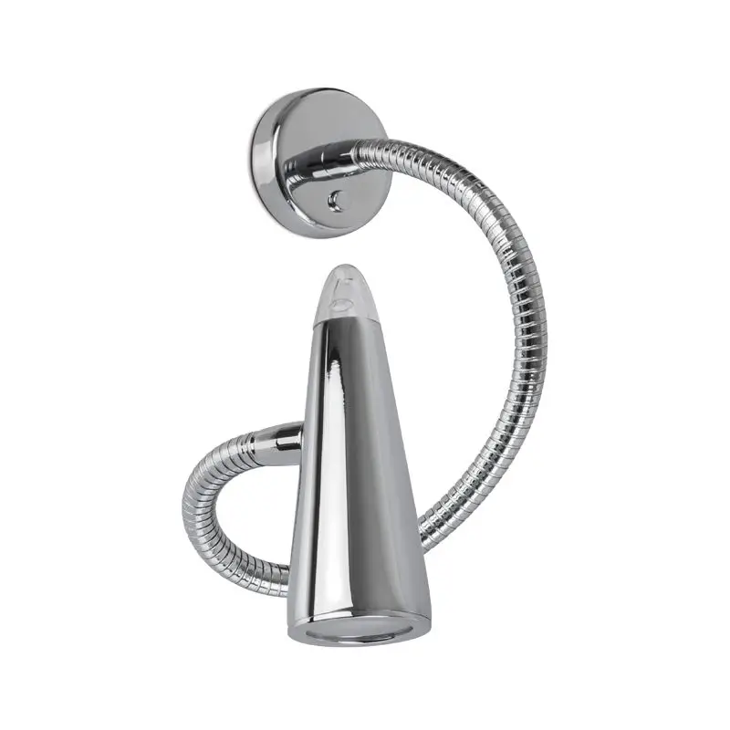 Promo Stagionale Luce da lettura da piano ARGO MAPP in ottone argento cromato Power LED 1 4000 °K Bianco - Foresti e Suardi