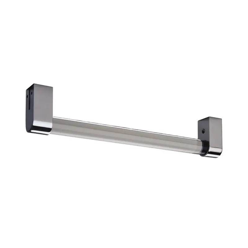 Spedizione Espresso Appendiabito Luminoso VIRGO in Ottone Argentato Cromato con Power LED 600 mm - Foresti e Suardi - Luce Bianco 4000 °K per Nautica e Armadi