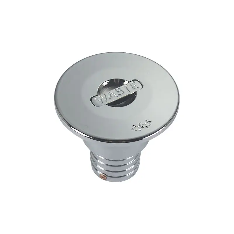 Tappo imbarco in Acciaio Inox Ø 38 mm con Levetta a Scomparsa e Portagomma - Foresti e Suardi Direttamente Dal Produttore