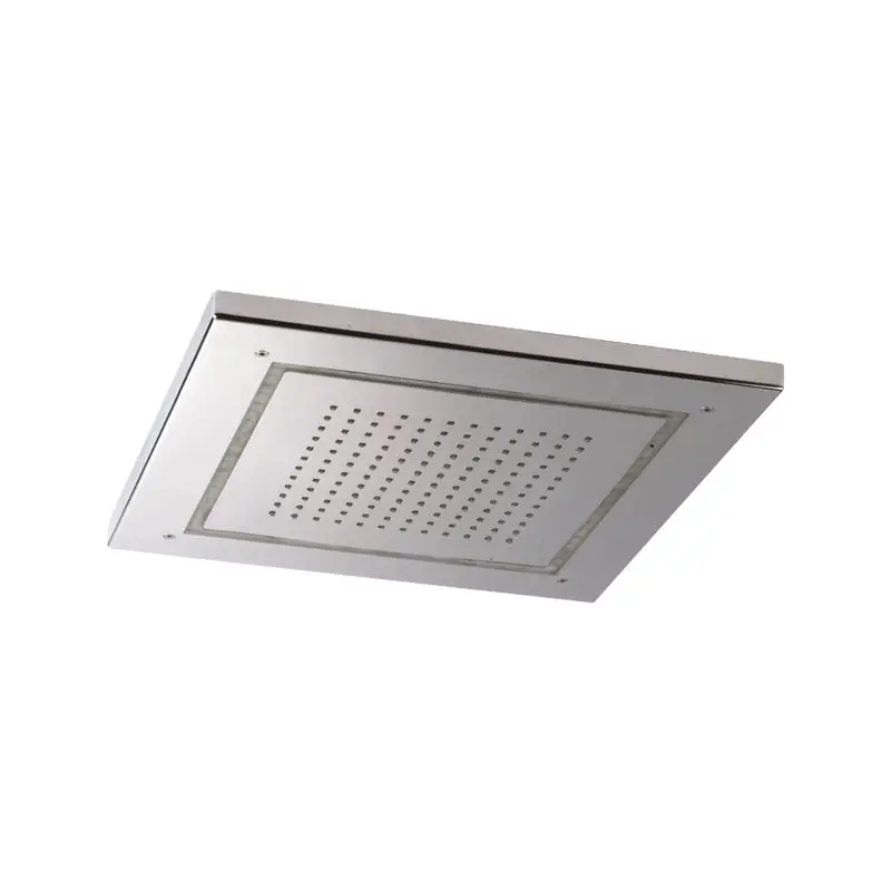 Compra Adesso Soffione Doccia RGB Cromoterapia Incasso a Filo in Acciaio Inox AISI 316 L - Foresti e SuardiSHOWER POWER Acciaio Inox B Ad incasso a filo con illuminazione bianca e centralina di controllo per un'esperienza di benessere totale.