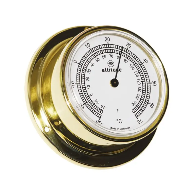 Termometro Verniciato Foresti e Suardi - Cassa Fissa Ø 50 mm per Nautica e Barche, Dimensioni 2155 A mm, 27 C mm, Ideale per L'Utilizzo Marittimo Spedito Oggi