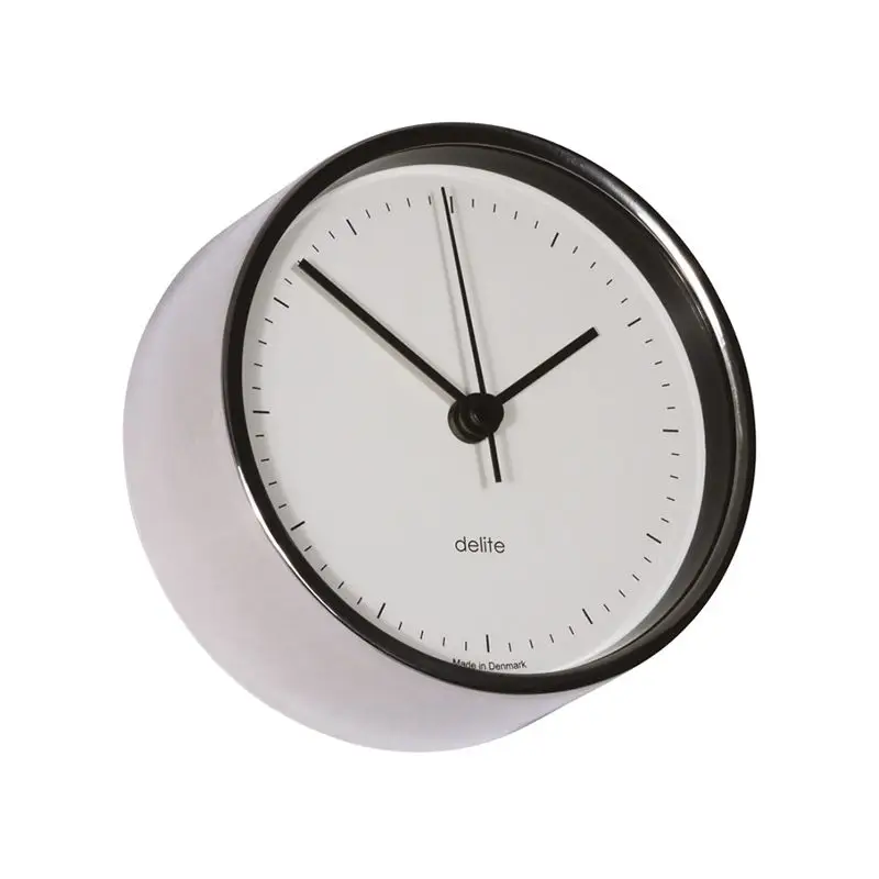 Occasione Orologio al Quarzo Foresti e Suardi Inox Satinato con Quadrante Bianco - Ø 100 mm - Modello 2585