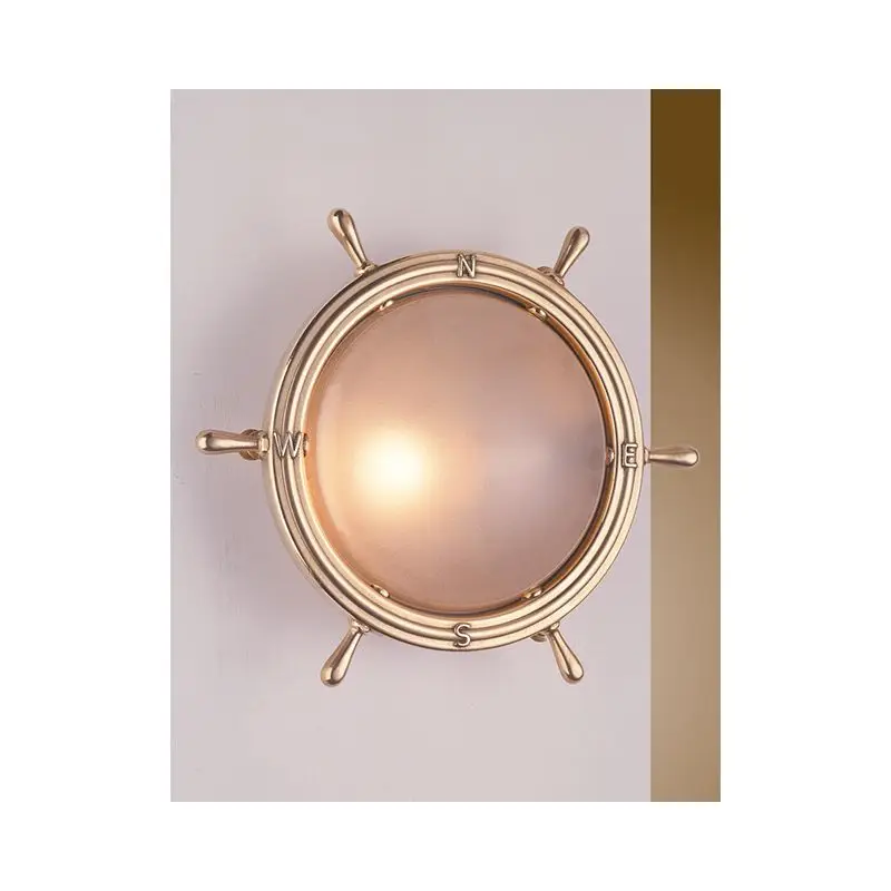 Prezzo Di Fabbrica Lampada Applique in Ottone Giallo Lucido Foresti e Suardi - Power LED S Sabbiato, E27, 2300.LS, 220-240, Max 52, Gruppo di rischio Fotobiologico EN 62471
