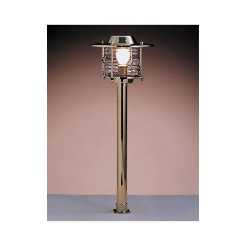 Lampione per Esterno in Ottone Giallo Lucido Trasparente E27 - Foresti e Suardi - Modello 2033.LT Max 77 Watt Compra Oggi Stesso