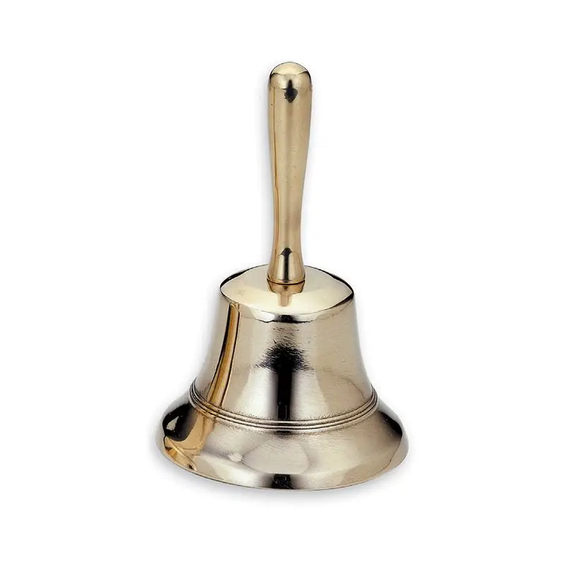 Offerta Speciale Campanello da Tavolo in Ottone Giallo Lucido Foresti e Suardi - Eleganza e Stile per la Tua Nautica