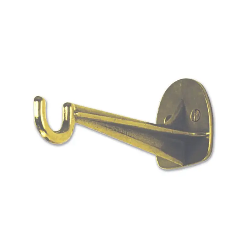 Gancio per Campana in Ottone Giallo Lucido Foresti e Suardi - Lunghezza 16 cm Consegna Rapida