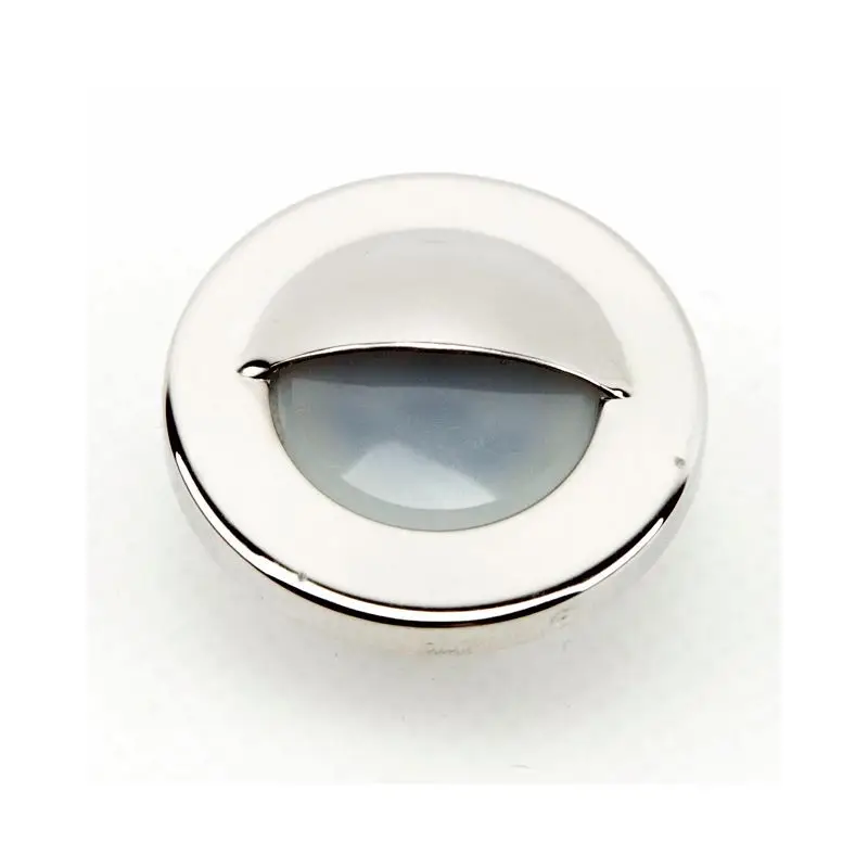 Affare Luce di Cortesia Esterni Foresti e Suardi ALPHARD V Inox Lucido Power LED 4000 °K Bianco 10/30 Vdc con Corpo in Policabonato e Anello in Acciaio Inox AISI 316