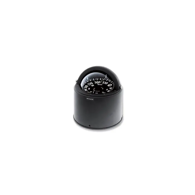 Bussola Nautica BW2 Black 5° - Bussola ad Alta Velocità con Illuminazione 24V e Installazione a Chiesuola Consegna Rapida