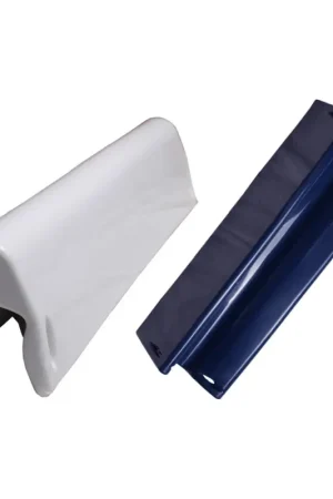 Offerta Lampo Bow Fender Bianco in PVC mm. 600 x 140 - Parabordo Non Gonfiabile per Imbarcazioni - Protezione Urti con Fissaggio Facilità di Installazione