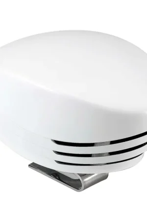 Tromba Elettromagnetica 12V in ASA Bianco - Alta Resistenza con Staffa Inox, 108 dB per Nautica e Vela (140x100x98 mm) Consegna Rapida
