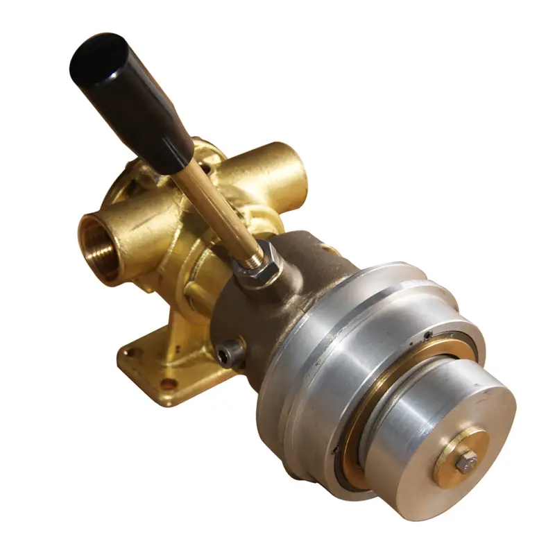 Professionale Pompa PM40F con Frizione - Pompa Autoadescante a Girante Elastico per Servizi di Bordo - Portata 95/293 lt/min - Bocche da 1' 1/2 - Girante di Ricambio Art. 2727103