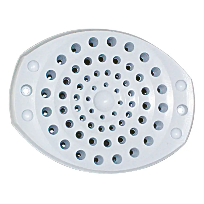 Tromba Incasso 12V in ABS Bianco - Livello Sonoro 103 dB - Ø Foro 80mm - Mascherina mm 112x86 - Assorbimento 4,5 Amp Offerta Del Giorno