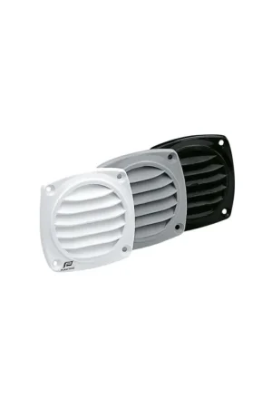 Promo Stagionale Presa Aria Quadrata in Plastica Grigia Ø 85 mm - Ventilazione Nautica per Barche