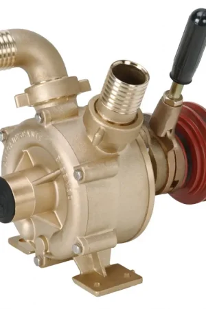 Occasione Imperdibile Pompa Nautica 40 F - Pompa Autoadescante in Bronzo con Puleggia e Frizione Manuale, Portata Fino a 6 Metri