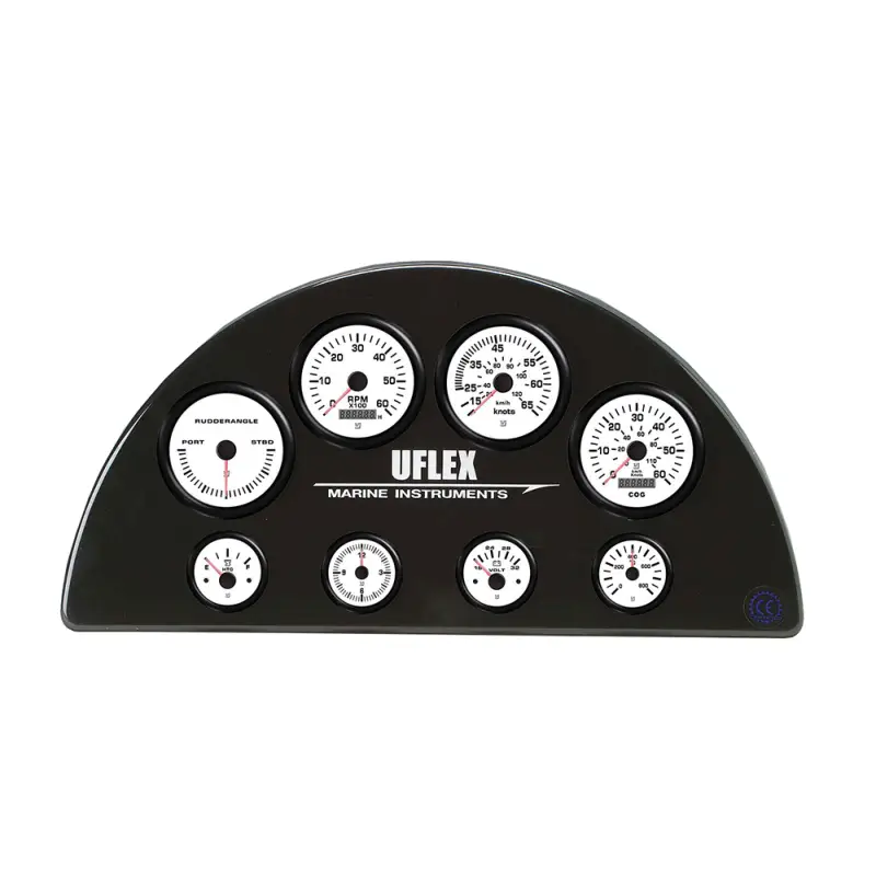 Manometro Uflex 10 Bar - Strumento Stagno IP67 con Retroilluminazione e Installazione Plug & Play per Nautica Prezzo Ridotto