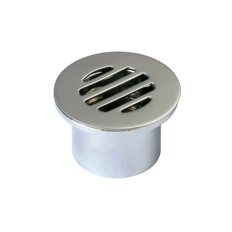 Prezzo Scontato Scarico in Ottone Cromato Ø 50 mm con Griglia in Acciaio Inox AISI 316 per Docce e Pozzetti - Montaggio a Scatto | Forniture Nautiche di Qualità
