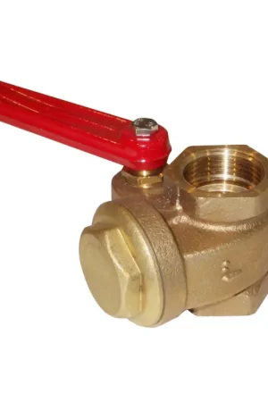 Novità Valvola Chiusura Rapida da 1" in Bronzo Pesante - Valvola a Sfera Filettatura F/F per Nautica e Vela