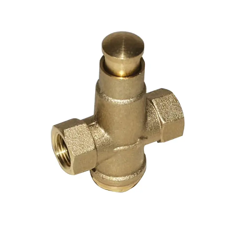 Rubinetto a Pulsante in Ottone 3/8” Gas - Valvola per Livello Serbatoio Ideale per Nautica e Vela - Rubinetto a Pulsante Guidi Rubinetteria A Buon Prezzo