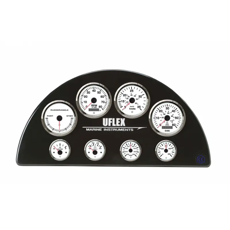 Occasione Imperdibile Termometro Nautico Uflex 120°C Stagno IP67 con Retro Illuminazione e Installazione Plug & Play - Strumento di Precisione per Barche