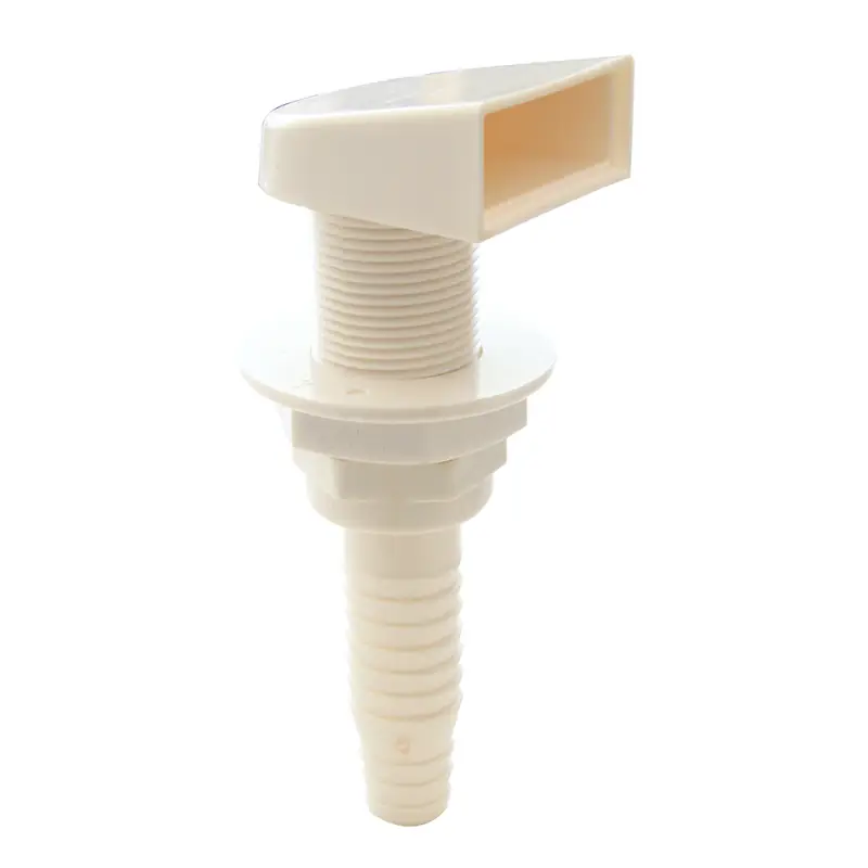Più Venduto Scarico a Mare in PVC 32/38 - Scarico Nautico Bianco con Portagomma per Barche