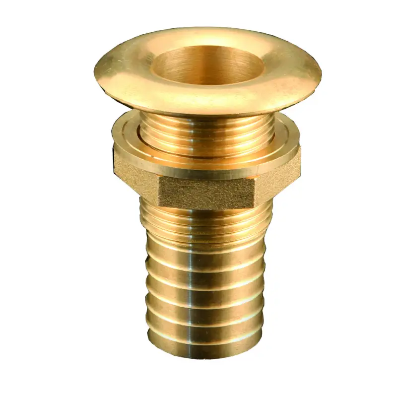 Scarico a Mare in Ottone con Portagomma 3/8" x 15" - Raccordo Nautico Durevole per Barche Offerta Speciale