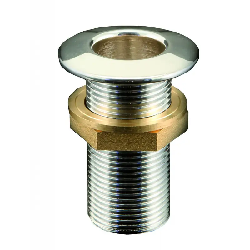 Prezzo Ridotto Scarico a Mare Bordo Basso in Ottone da 1/2" - Accessorio Nautico di Alta Qualità per Barche con Bordo Basso Smussato