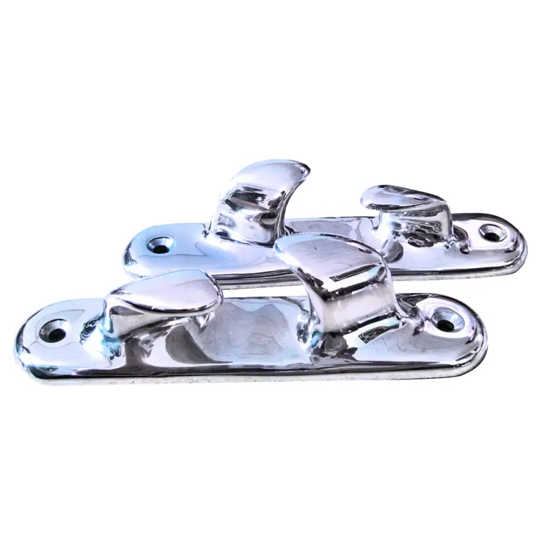 Promozione Esclusiva Coppia di Passacavi in Acciaio Inox Lucidato a Specchio mm. 150x35 - Passacavo Nautico Destro e Sinistro