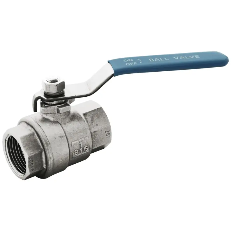 Affare Valvola a Sfera in Acciaio Inox AISI 316 - Filettatura F/F - 1' - Sumar Marine - Ideale per Nautica e Barche