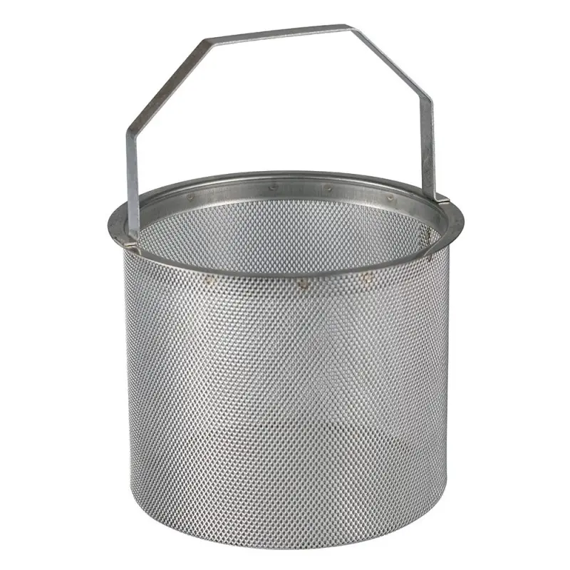 Cestello in Acciaio Inox Ø 124 mm per Filtri Modello Mediterraneo - Accessorio Nautico di Alta Qualità Più Venduto