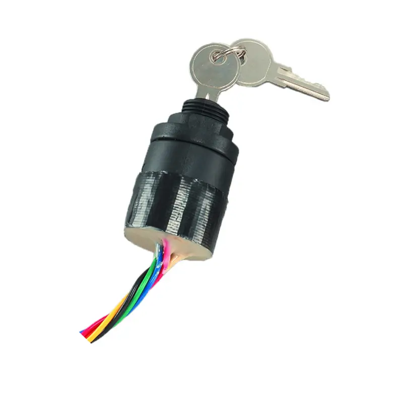 Chiave Avviamento Universale per Motori Fuoribordo - Polipropilene 12V/10A con 6 Fili Elettrici e 4 Posizioni (OFF-IGN-START-CHOKE) - Riferimento Originale 87-17009A2/A5 Più Venduto