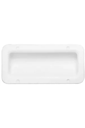 Maniglia in PVC Bianca Ad Incasso 85x175 mm - Perfetta per Occhiali da Sole e Piccoli Oggetti Ultime Pezzi