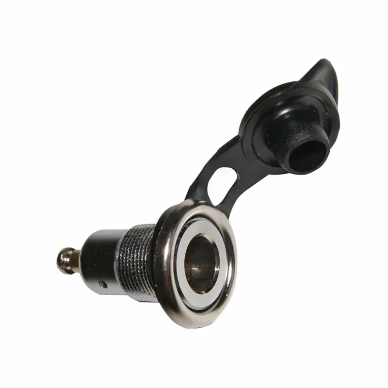 Presa di Corrente ad Incasso Nautica - Ø 12 mm Interno, Ø 18 mm Esterno, Profondità Contatto 24 mm - Accessori per Barche e Vela Esclusivo