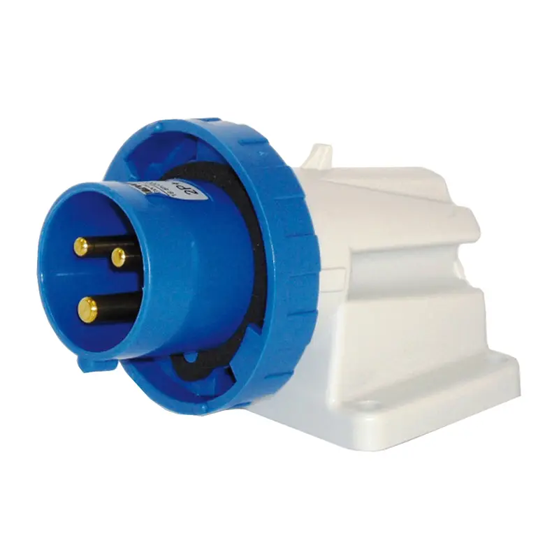 Promozione Spina Stagna 220 V a 90° per Presa Art. 3939231 - Grado di Protezione IP67, Normative CE, Dimensioni 76x66 mm - Eccellente per Impianti Nautici