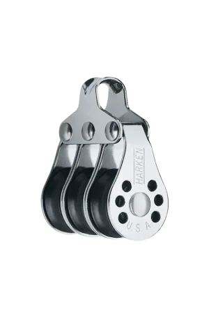 Direttamente Dal Produttore Bozzello Micro 22mm Triplo Harken - Leggero e Scorrevole per Vela e Nautica