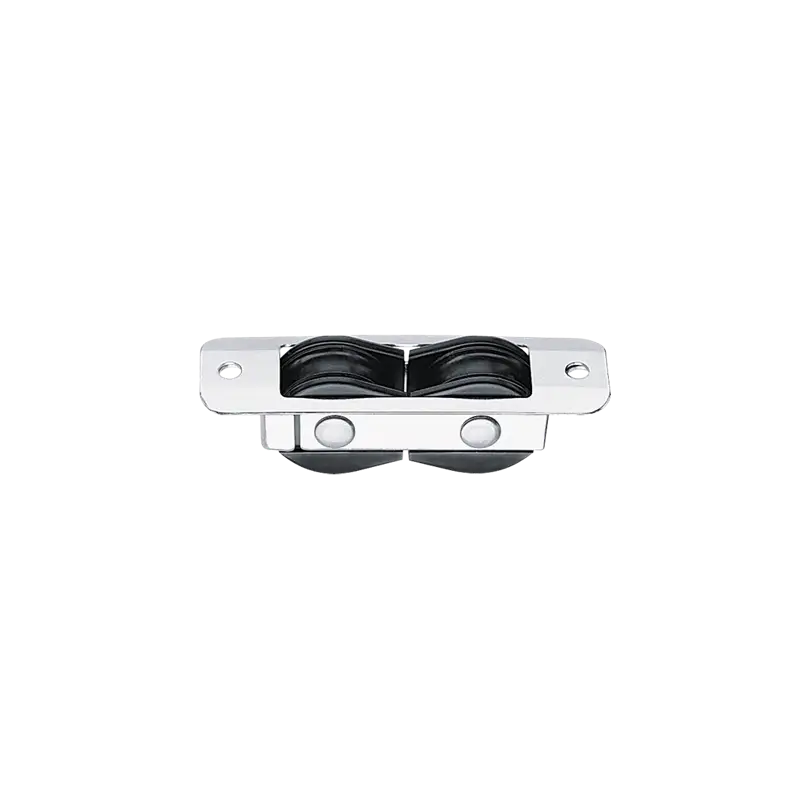 Offerta Limitata Bozzello Harken Bullet 29 mm Uscita Doppia con Cover in Acciaio Inox - Alta Resistenza e Basso Attrito per Manovre Nautiche