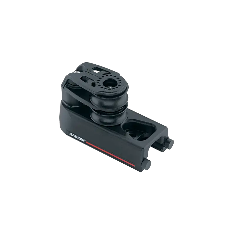 Novità Terminale Harken 27 mm - Doppia Puleggia, Coppia per Paranchi da 2:1 a 4:1 con Sfere in Delrin® - Alta Prestazione e Moduli in Alluminio Monoblocco per Nautica e Vela