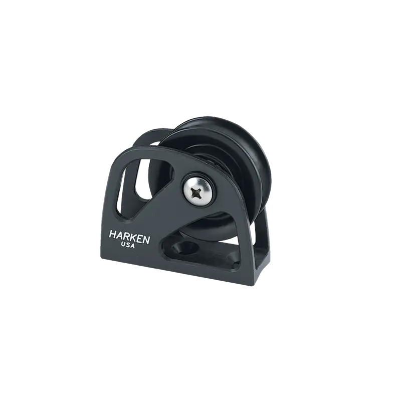 Rinvio per Piede D'Albero Fisso in Alluminio 57 mm - Harken - Leggero e Compatto per Spazi Ristetti A Buon Prezzo