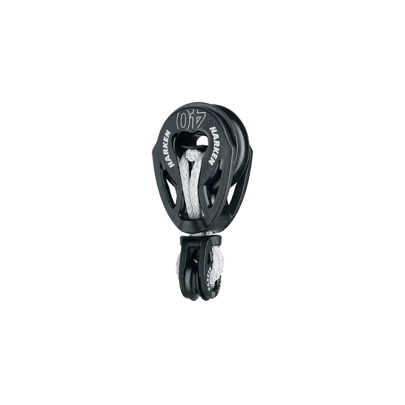 Bozzello Carbo T2 Soft-Attach 40 mm Harken - Leggerezza e Efficienza per il Tuo Carrello Nautico Popolare