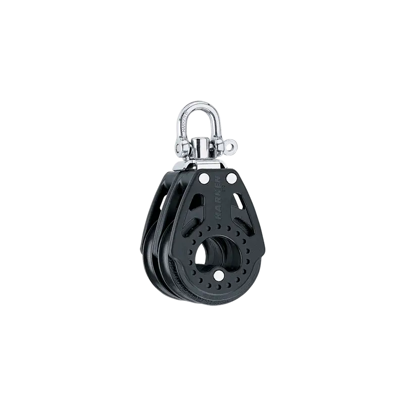 Ultima Occasione Bozzello Carbo Air 57 mm Doppio Girevole Harken - Leggero, Robusto e Affidabile per Regolazioni Facili in Vela
