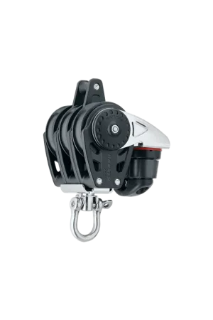 Acquista Ora Bozzello Carbo Air Harken 40 mm Triplo - Girevole, Arricavo, Strozzatore Carbo-Cam 472 - Leggero, Robusto e Affidabile per Nautica e Vela