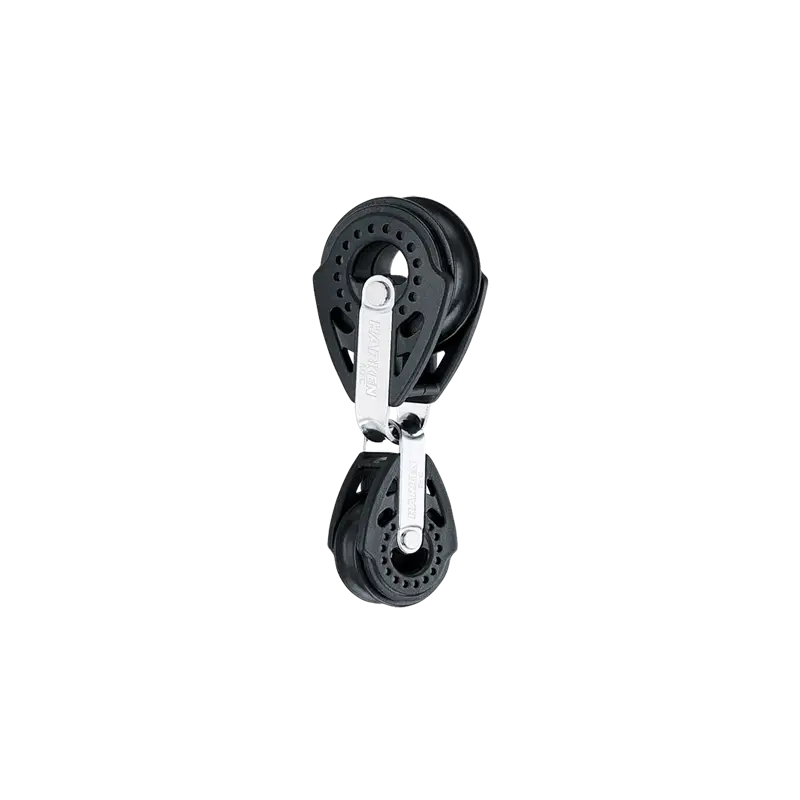 Nuova Collezione Bozzello Carbo Air 40 mm Doppio Bozzello Harken - Leggero e Robusto per Carrello Nautico