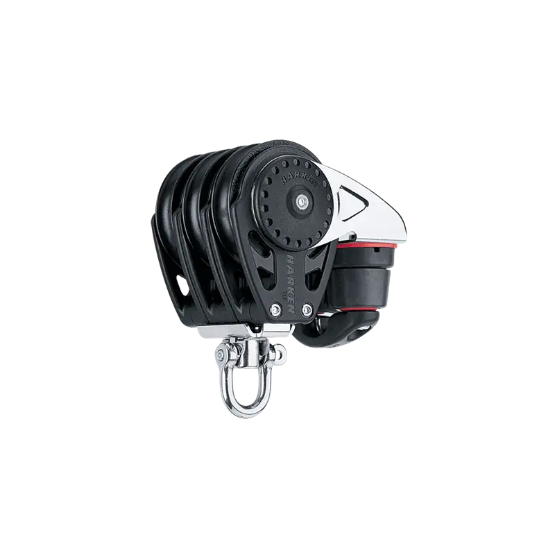 Bestseller Bozzello Carbo Air 75 mm Triplo Girevole con Strozzatore Cam-Matic 150 - Harken: Leggero, Robusto e Affidabile per Regolazioni Sicure in Vela