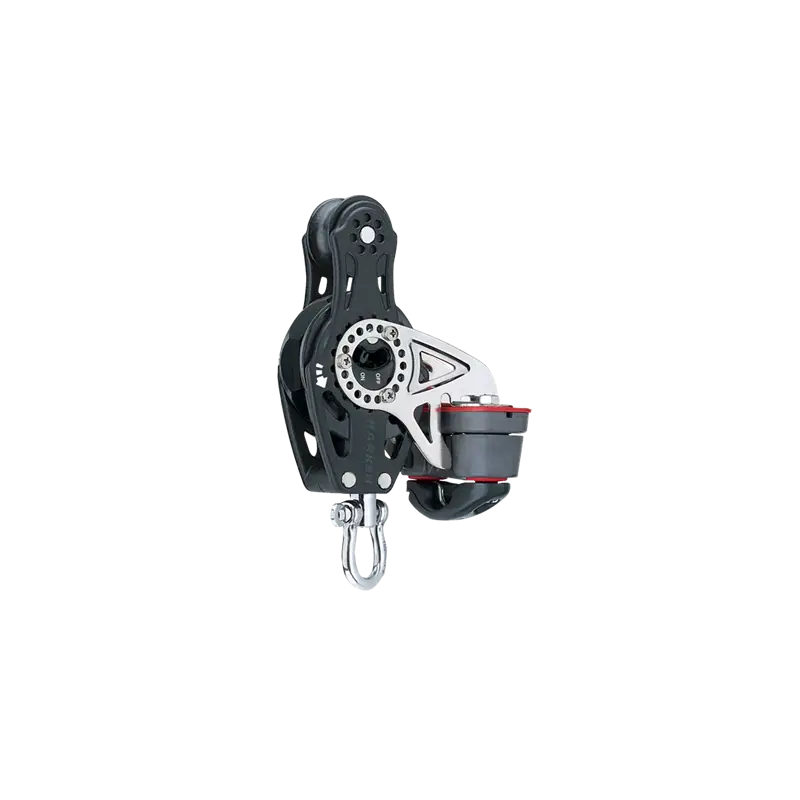 Subito Disponibile Bozzello Carbo Air 75 mm Ratchet Violino Girevole con Strozzatore Cam-Matic 150 - Harken per Vela e Nautica - Facile Controllo delle Scotte