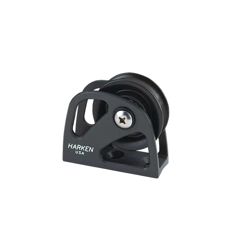Rinvio Per Piede D'Albero Fisso in Alluminio 102 mm Harken - Leggero e Resistente con Puleggia Anodizzata Hardcoat Affare