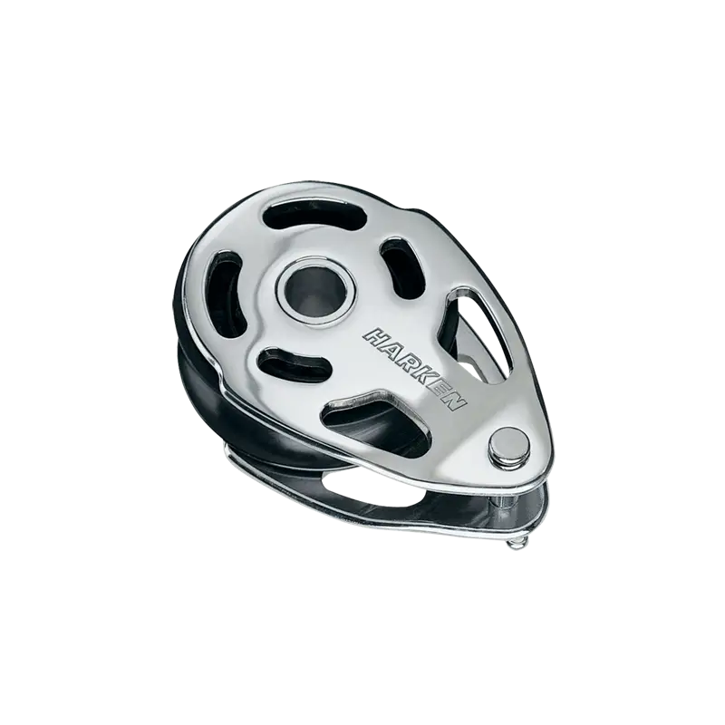 Bozzello Harken ESP in Acciaio 57 mm Teardrop per Piede D'Albero - Ideale per Drizze e Sistemi di Vantaggio Ridotto nelle Barche da Crociera Subito Disponibile